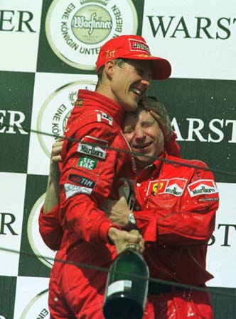 Ferrari's 16 wait is coming in Imola San Marino 1999.